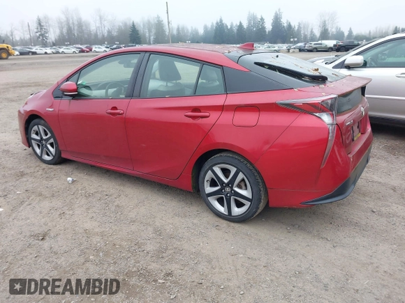 2017 Toyota Prius Two with VIN JTDKARFUXH3531849, listed as a IAAI auction lot 41301786 with 92,163 mi miles. Bid and sale history available at carsss.com. Image 3.