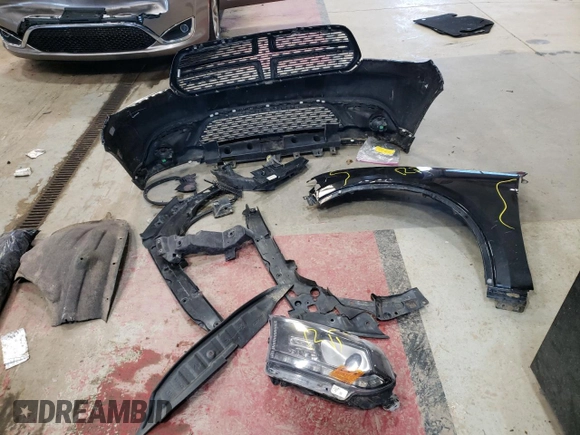 2016 Dodge Durango R/T with VIN 1C4SDJCT8GC394820, listed as a Copart auction lot 50128855 with 126,289 mi miles and Salvage Title. Bid and sale history available at DreamBid. Image 13.