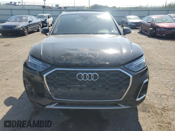 2021 Audi Q5 Premium Plus with VIN WA1E2AFY4M2043666, listed as a Copart auction lot 62084685 with 49,000 mi miles and Salvage title. Bid and sale history available at DreamBid. Image 5.