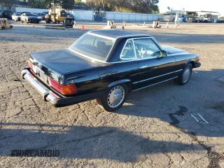1984 Mercedes-Benz 380 with VIN WDBBA45A7EA009003, listed as a Copart auction lot 83547714 with 62,317 mi miles and Clean Title. Bid and sale history available at carsss.com. Image 3.
