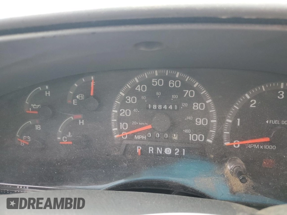 1998 Ford F-150 with VIN 1FTDF1726WNA02621, listed as a Copart auction lot 74929234 with 188,441 mi miles and Salvage title. Bid and sale history available at DreamBid. Image 9.