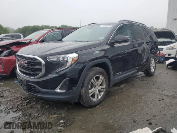 2020 GMC Terrain SLE with VIN 3GKALTEV9LL285729, listed as a Copart auction lot 60807035 with 50,143 mi miles and Salvage title. Bid and sale history available at DreamBid. Image 1.