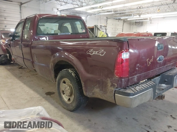 2008 Ford Super Duty F-250 SRW XL with VIN 1FTSX21YX8EB06622, listed as a IAAI auction lot 41264599 with 163,992 mi miles. Bid and sale history available at carsss.com. Image 3.