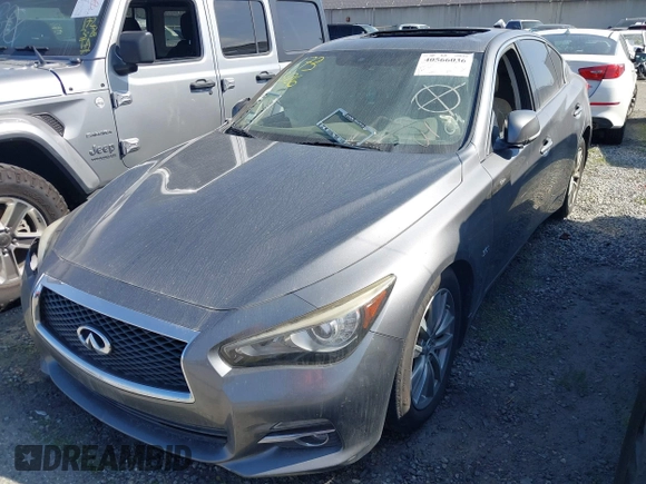 2017 Infiniti Q50 Premium with VIN JN1EV7APXHM743302, listed as a IAAI auction lot 40566036 with Not Provided miles and . Bid and sale history available at carsss.com. Image 19.