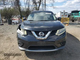 2014 Nissan Rogue SV with VIN 5N1AT2MV1EC827052, listed as a Copart auction lot 50398795 with 119,514 mi miles and Salvage Title. Bid and sale history available at DreamBid. Image 5.