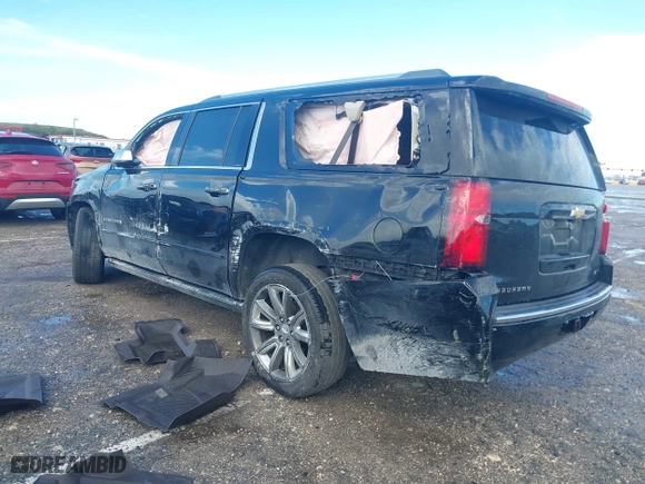2018 Chevrolet Suburban Premier with VIN 1GNSCJKC2JR199702, listed as a IAAI auction lot 41136128 with 80,103 mi miles. Bid and sale history available at carsss.com. Image 3.
