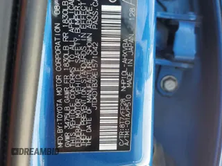 2014 Toyota Prius One with VIN JTDKDTB39E1571042, listed as a Copart auction lot 55510265 with 123,619 mi miles and Salvage Title. Bid and sale history available at DreamBid. Image 12.