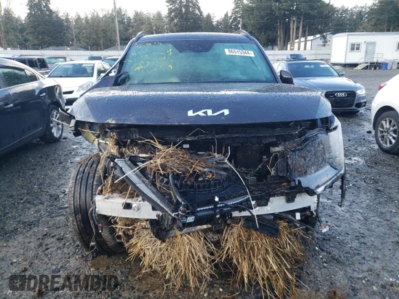 2024 Kia EV9 GT-Line with VIN KNDAEFS54R6045163, listed as a Copart auction lot 86515344 with 0 mi miles and Salvage Title. Bid and sale history available at carsss.com. Image 5.