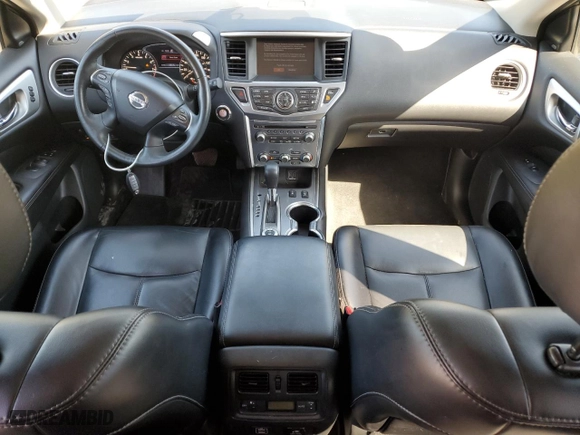 2018 Nissan Pathfinder SL with VIN 5N1DR2MM4JC630082, listed as a Copart auction lot 54056555 with 56,728 mi miles and Clean Title. Bid and sale history available at carsss.com. Image 8.