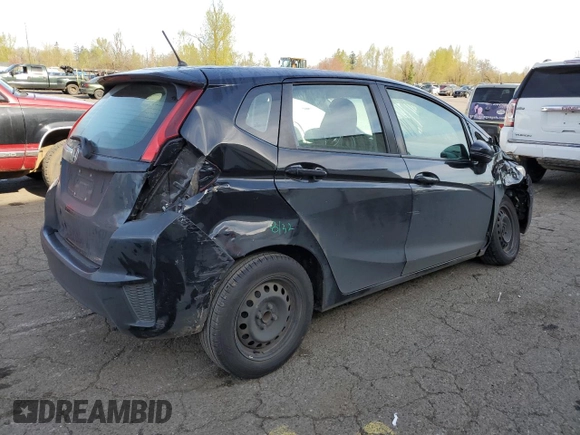 2017 Honda Fit LX with VIN 3HGGK5G55HM701215, listed as a Copart auction lot 50043395 with 186,805 mi miles and Salvage Title. Bid and sale history available at DreamBid. Image 3.