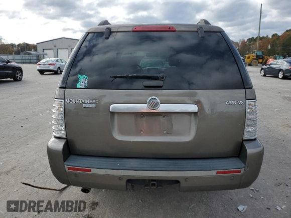 2006 Mercury Mountaineer Premier with VIN 4M2EU48866UJ08503, listed as a Copart auction lot 82141494 with 205,524 mi miles and Salvage Title. Bid and sale history available at carsss.com. Image 6.