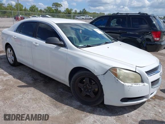 2011 Chevrolet Malibu 1LS with VIN 1G1ZB5E14BF365693, listed as a IAAI auction lot 41950714 with 134,507 mi miles and . Bid and sale history available at DreamBid. Image 1.