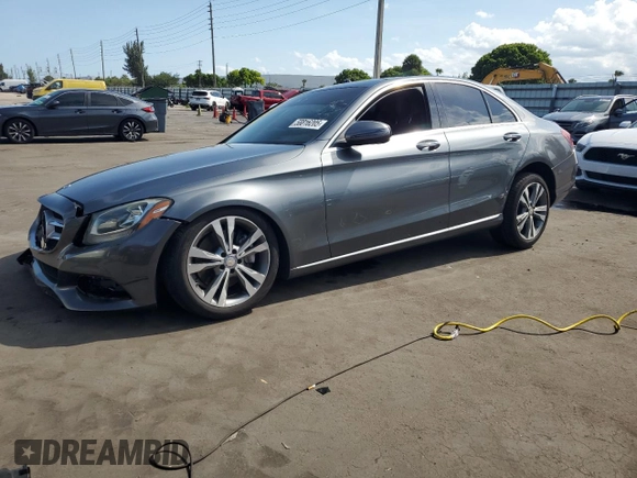 2017 Mercedes-Benz C 300 z VIN WDDWF4JB2HR248909, wystawiony jako Copart lot #58816205 z przebiegiem 117 423 mil mil oraz Szkoda całkowita • Salvage title. Historia ofert i sprzedaży dostępna na DreamBid. Obrazek 1.