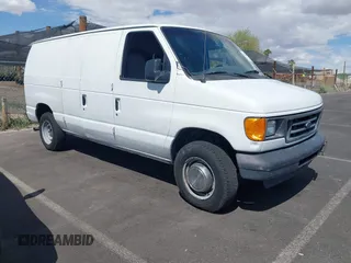 2006 Ford Econoline Cargo with VIN 1FTNE24L56HA73690, listed as a IAAI auction lot 42175802 with Not provided miles and . Bid and sale history available at DreamBid. Image 1.