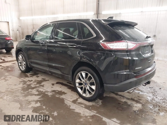 2018 Ford Edge Titanium with VIN 2FMPK4K86JBB72760, listed as a IAAI auction lot 41155594 with 83,338 mi miles. Bid and sale history available at carsss.com. Image 3.
