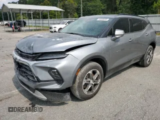 2024 Chevrolet Blazer LT z VIN 3GNKBDRS9RS129110, wystawiony jako Copart lot #59598695 z przebiegiem 24 440 mil mil oraz Nie do naprawy • Non repairable. Historia ofert i sprzedaży dostępna na DreamBid. Obrazek 1.
