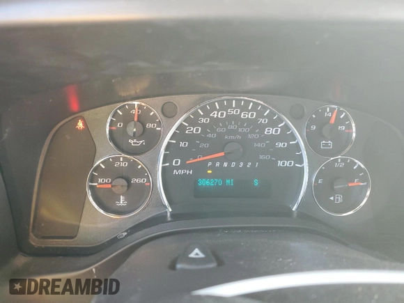 2013 Chevrolet Express Cargo Van with VIN 1GCSGAFX0D1135297, listed as a Copart auction lot 53786215 with 306,270 mi miles and Clean Title. Bid and sale history available at carsss.com. Image 9.