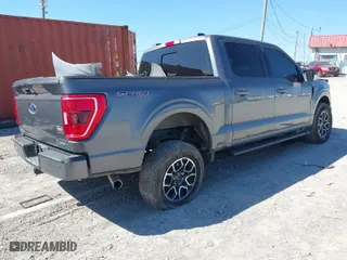 2023 Ford F-150 XL with VIN 1FTEW1EPXPKE67778, listed as a IAAI auction lot 41696136 with 37,081 mi miles. Bid and sale history available at carsss.com. Image 4.