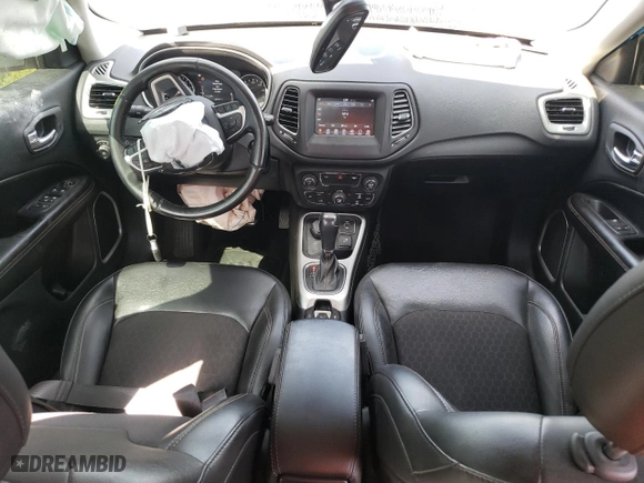 2018 Jeep Compass Latitude with VIN 3C4NJDBB1JT232894, listed as a Copart auction lot 66177184 with NaN miles and Salvage Title. Bid and sale history available at carsss.com. Image 8.