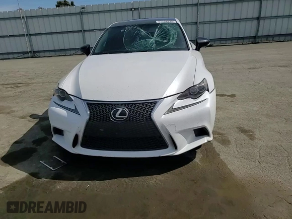 2015 Lexus IS 250 with VIN JTHCF1D26F5022849, listed as a Copart auction lot 57132835 with 130,162 mi miles and Salvage title. Bid and sale history available at DreamBid. Image 13.