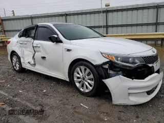 2016 Kia Optima EX с VIN 5XXGU4L32GG095105, выставлен на аукционе Copart как лот 56227925 с пробегом 116 037 миль миль и Списание • Salvage title. История ставок и продаж доступна на DreamBid. Изображение 4.