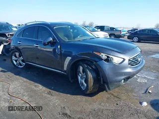 2009 Infiniti FX35 with VIN JNRAS18W09M155599, listed as a IAAI auction lot 41341519 with 167,208 mi miles. Bid and sale history available at carsss.com. Image 1.
