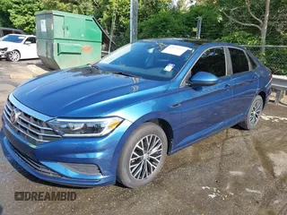 2019 Volkswagen Jetta SEL with VIN 3VWE57BUXKM151151, listed as a IAAI auction lot 42075323 with 79,478 mi miles and . Bid and sale history available at DreamBid. Image 2.