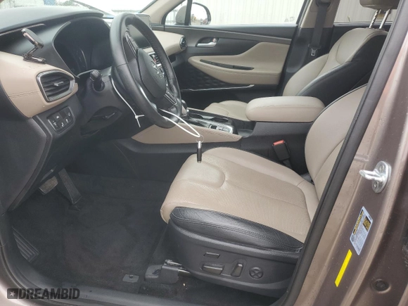2020 Hyundai Santa Fe Limited with VIN 5NMS53AA3LH267480, listed as a Copart auction lot 43764525 with 59,413 mi miles and Salvage Title. Bid and sale history available at carsss.com. Image 7.