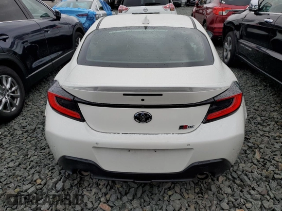 2023 Toyota GR86 Premium with VIN JF1ZNBF1XP8764654, listed as a Copart auction lot 75345054 with 11,693 mi miles and Salvage Title. Bid and sale history available at carsss.com. Image 6.