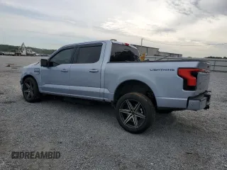 2022 Ford F-150 Lightning Pro with VIN 1FT6W1EV4NWG01810, listed as a Copart auction lot 55172465 with 46,112 mi miles and Salvage title. Bid and sale history available at DreamBid. Image 2.