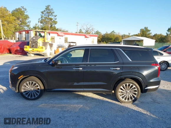 2024 Hyundai Palisade Calligraphy z VIN KM8R74GE4RU653931, wystawiony jako IAAI lot #41803590 z przebiegiem 25 374 mil mil oraz . Historia ofert i sprzedaży dostępna na DreamBid. Obrazek 14.