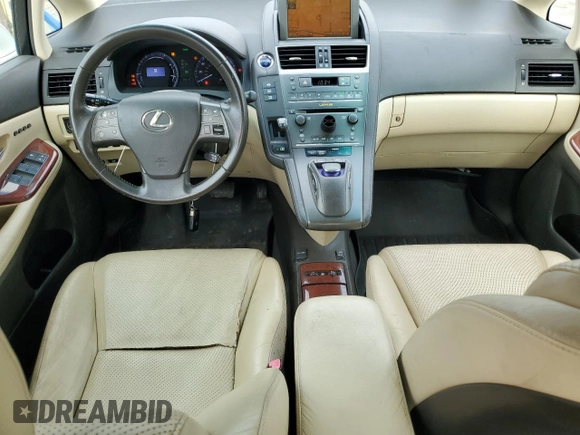 2010 Lexus HS with VIN JTHBB1BA3A2027955, listed as a Copart auction lot 73610204 with 126,161 mi miles and Clean Title. Bid and sale history available at carsss.com. Image 8.