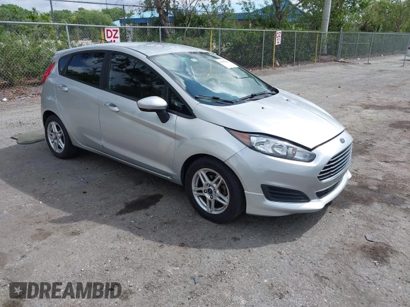 2017 Ford Fiesta SE with VIN 3FADP4EJ2HM116014, listed as a IAAI auction lot 41935876 with 150,435 mi miles. Bid and sale history available at carsss.com. Image 1.