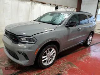 2023 Dodge Durango GT Plus z VIN 1C4RDJDG9PC637115, wystawiony jako Copart lot #56283755 z przebiegiem 42 734 mil mil oraz Czysty tytuł • Clean title. Historia ofert i sprzedaży dostępna na DreamBid. Obrazek 1.