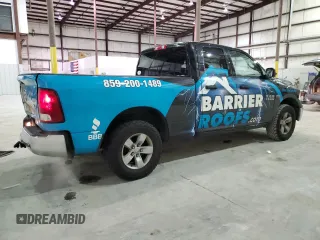 2018 Ram 1500 Express with VIN 1C6RR7FTXJS321578, listed as a Copart auction lot 82797554 with 149,676 mi miles and Salvage Title. Bid and sale history available at carsss.com. Image 3.