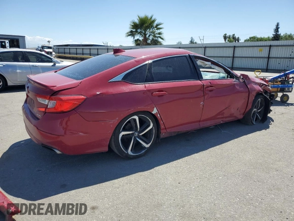 2020 Honda Accord Sport with VIN 1HGCV1F32LA095991, listed as a Copart auction lot 55431085 with 94,532 mi miles and Clean title. Bid and sale history available at DreamBid. Image 3.