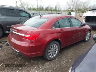 2012 Chrysler 200 Touring with VIN 1C3CCBBB4CN278121, listed as a IAAI auction lot 42079951 with 108,658 mi miles. Bid and sale history available at carsss.com. Image 4.
