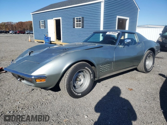 1972 Chevrolet Corvette with VIN 1Z37K2S5210274, listed as a Copart auction lot 85667144 with 64,356 mi miles and Clean title. Bid and sale history available at DreamBid. Image 1.
