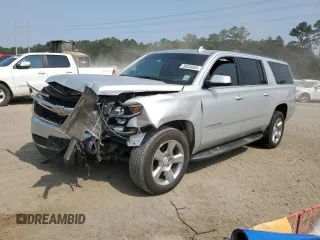 2018 Chevrolet Suburban LT z VIN 1GNSCHKC5JR168002, wystawiony jako Copart lot #58508565 z przebiegiem 196 820 mil mil oraz Szkoda całkowita • Salvage title. Historia ofert i sprzedaży dostępna na DreamBid. Obrazek 1.