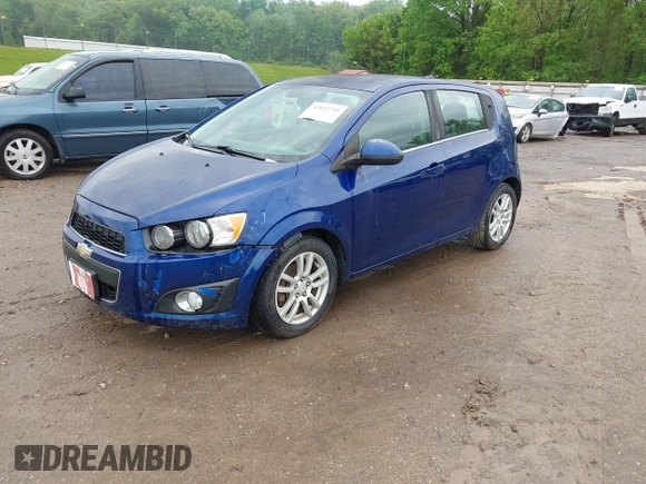 2013 Chevrolet Sonic LT with VIN 1G1JC6SH0D4196613, listed as a IAAI auction lot 42032791 with 175,316 mi miles. Bid and sale history available at carsss.com. Image 2.
