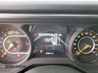2024 Jeep Wrangler Sahara with VIN 1C4PJXEN6RW110988, listed as a Copart auction lot 46257325 with 39,889 mi miles and Clean title. Bid and sale history available at DreamBid. Image 9.