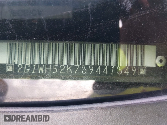 2003 Chevrolet Impala LS with VIN 2G1WH52K739441349, listed as a IAAI auction lot 41912188 with 214,052 mi miles and . Bid and sale history available at DreamBid. Image 9.