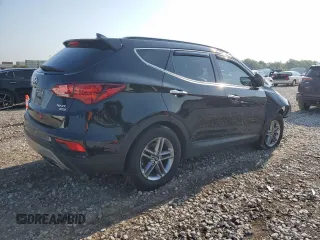 2018 Hyundai Santa Fe 2.4L with VIN 5XYZUDLB9JG512111, listed as a Copart auction lot 63132875 with 58,705 mi miles and Salvage title. Bid and sale history available at DreamBid. Image 3.