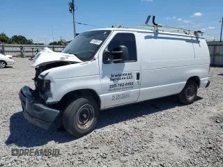 2009 Ford Econoline Cargo Commercial with VIN 1FTNE14W99DA93361, listed as a Copart auction lot 61009574 with 299,496 mi miles and Salvage Title. Bid and sale history available at DreamBid. Image 1.