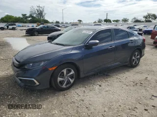 2020 Honda Civic LX with VIN 2HGFC2F65LH554578, listed as a Copart auction lot 62992885 with 57,676 mi miles and Salvage title. Bid and sale history available at DreamBid. Image 1.