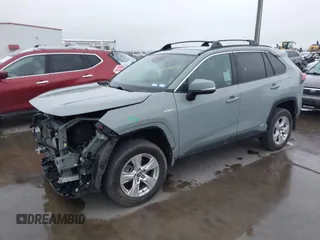 2021 Toyota RAV4 Hybrid XLE with VIN 4T3RWRFV4MU041052, listed as a IAAI auction lot 41549459 with 39,645 mi miles. Bid and sale history available at carsss.com. Image 18.