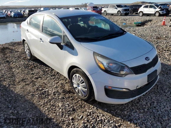 2016 Kia Rio LX with VIN KNADM4A39G6689997, listed as a Copart auction lot 46928295 with 157,187 mi miles and Salvage Title. Bid and sale history available at carsss.com. Image 4.