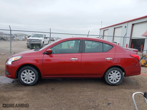2019 Nissan Versa Sedan SV with VIN 3N1CN7AP7KL858724, listed as a IAAI auction lot 41895626 with 103,992 mi miles. Bid and sale history available at carsss.com. Image 14.