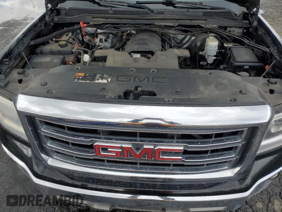 2015 GMC Sierra 1500 SLT with VIN 3GTU2VEJ2FG158712, listed as a Copart auction lot 48047985 with 151,370 mi miles and Salvage Title. Bid and sale history available at DreamBid. Image 11.