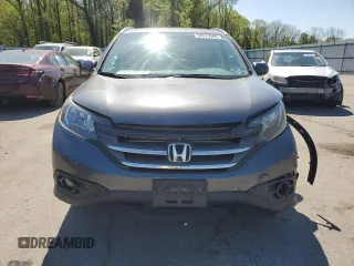 2013 Honda CR-V EX-L with VIN 2HKRM4H72DH645388, listed as a Copart auction lot 54915695 with 91,671 mi miles and Salvage Title. Bid and sale history available at DreamBid. Image 5.